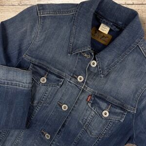 Levi's Women's‎ Denim Original Trucker Jean Jacket Size S Blue